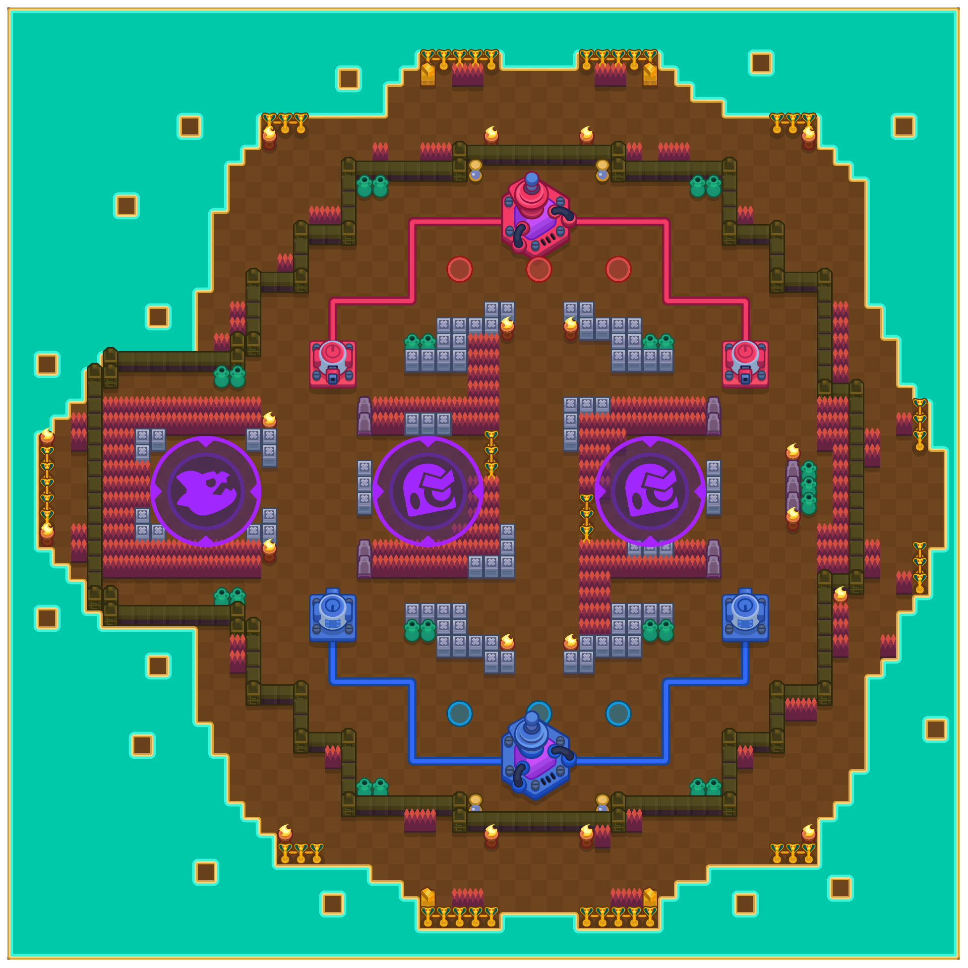 Crimson Divide layout