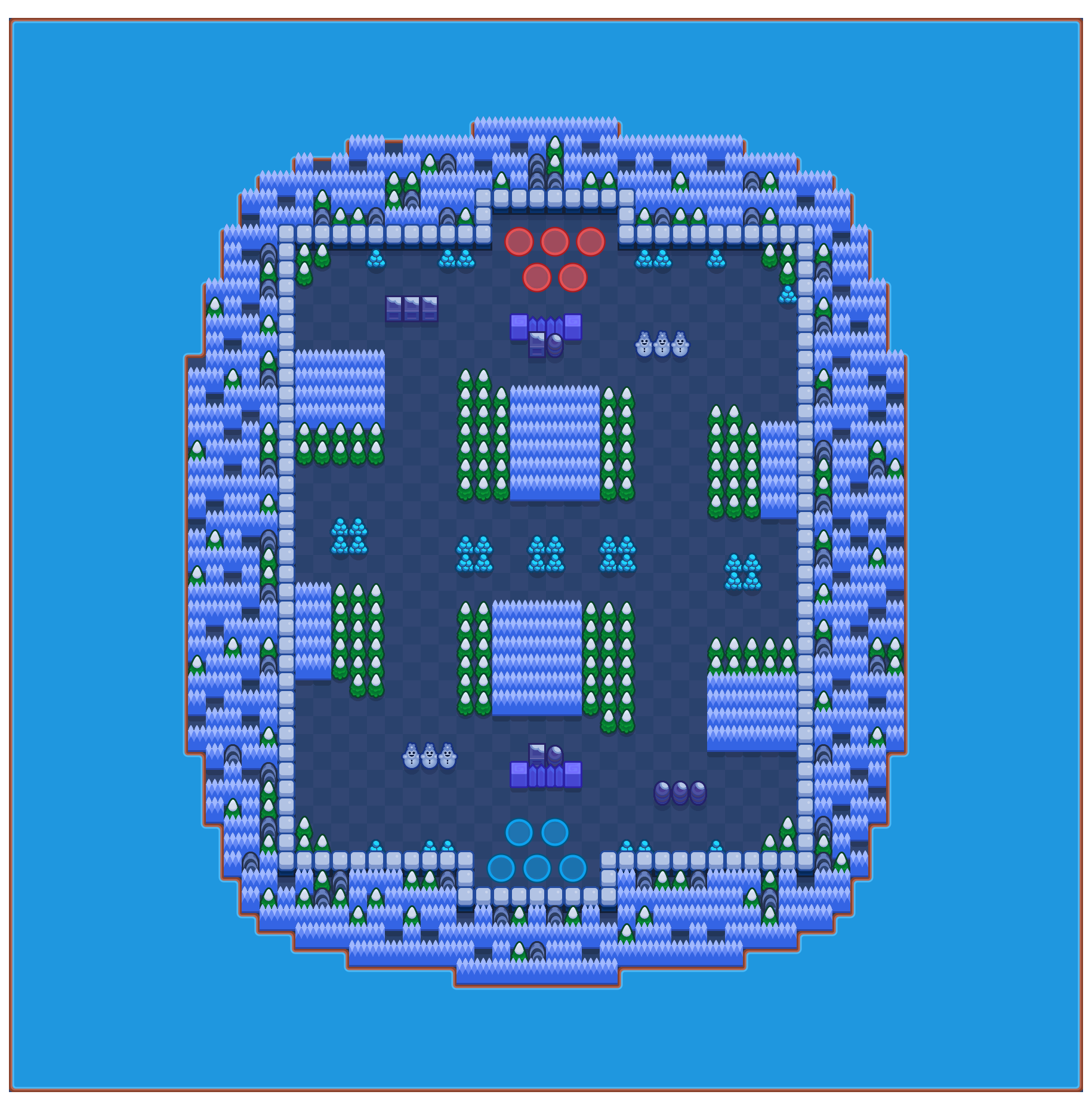 Frosty tracks layout