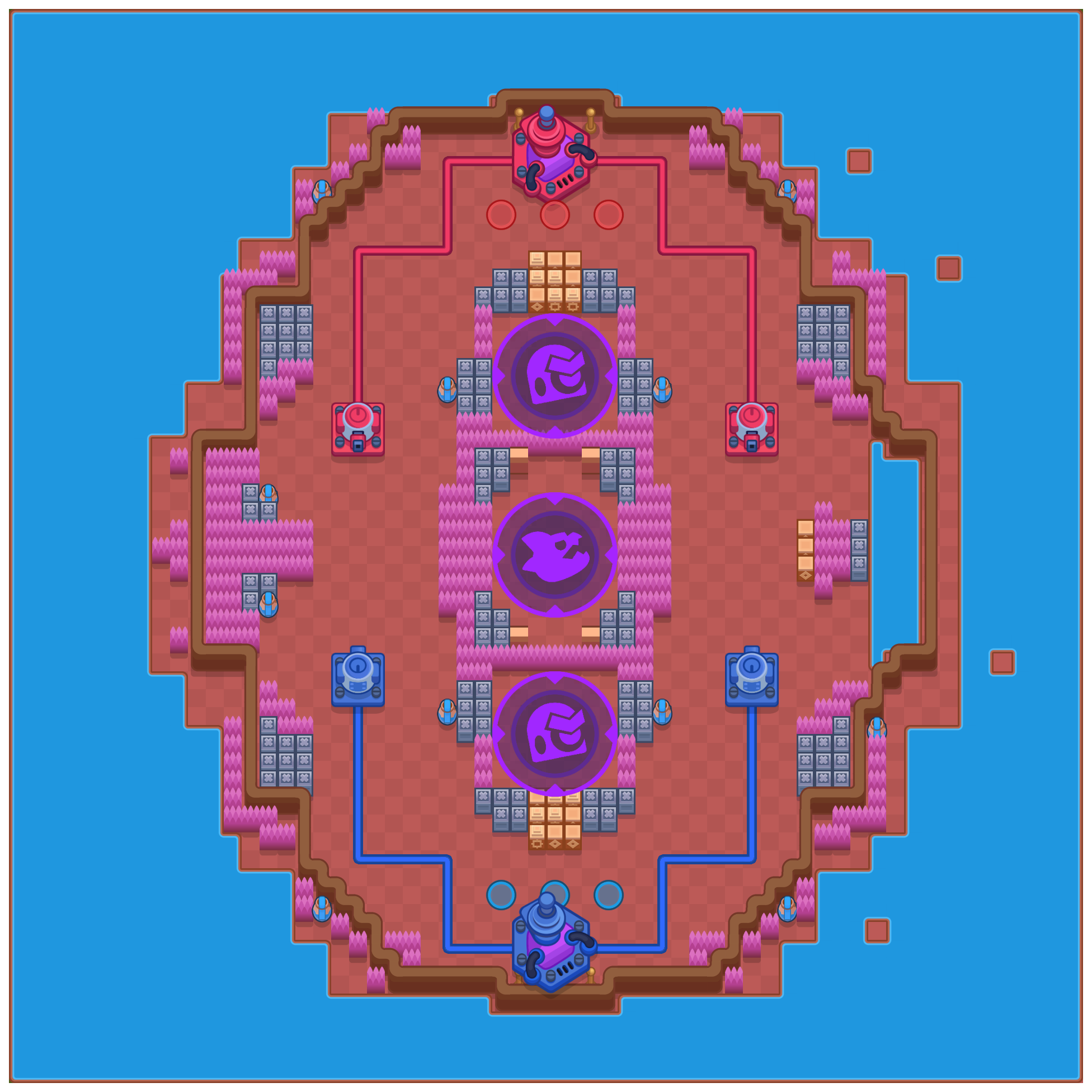 Mirage Arena layout