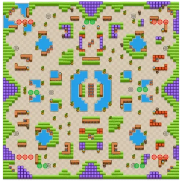 Acid Lakes layout